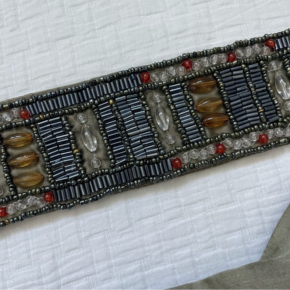 CZ made in India beaded belt